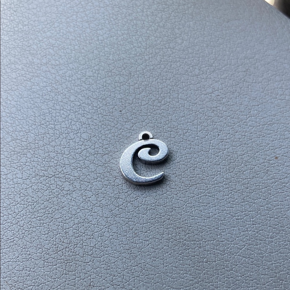 James Avery Silver Letter C Charm